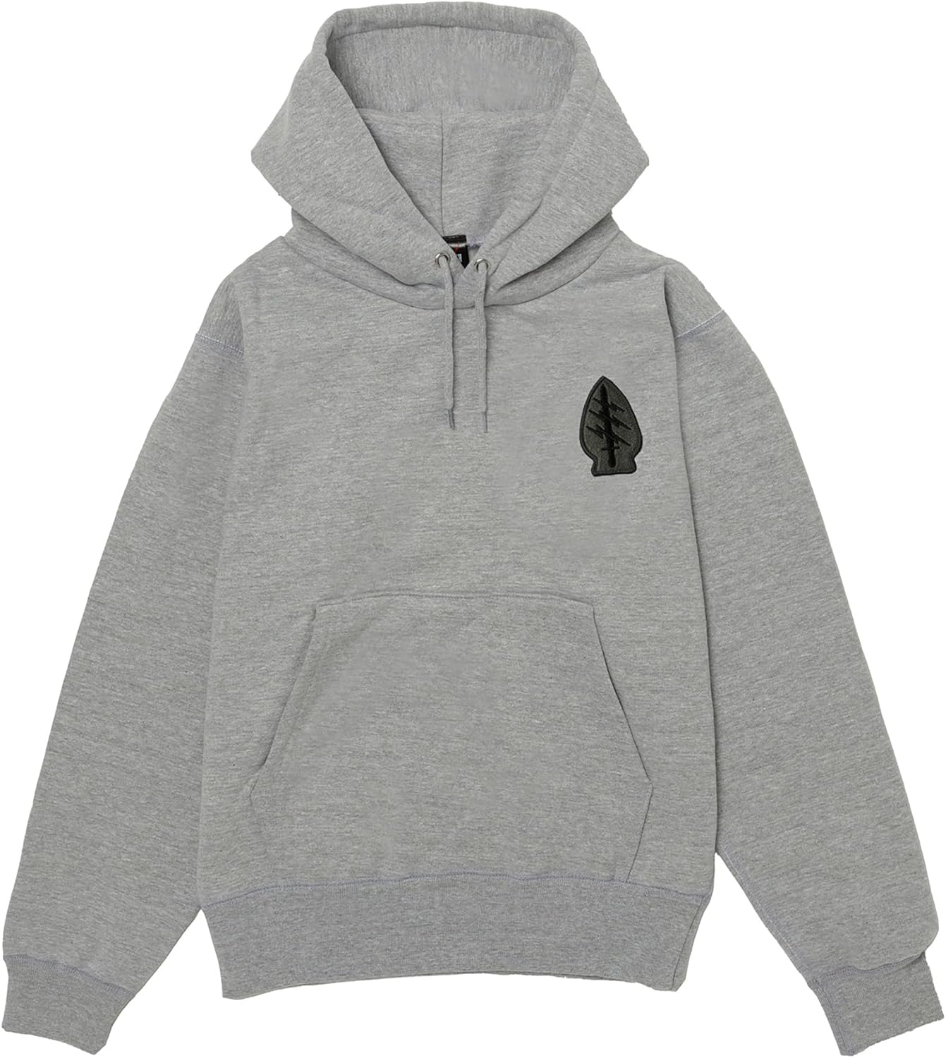 

Толстовка с капюшоном в стиле F, нашивка с гербом армии США, на флисовой подкладке, без капюшона, светло-серый меланж F-Style