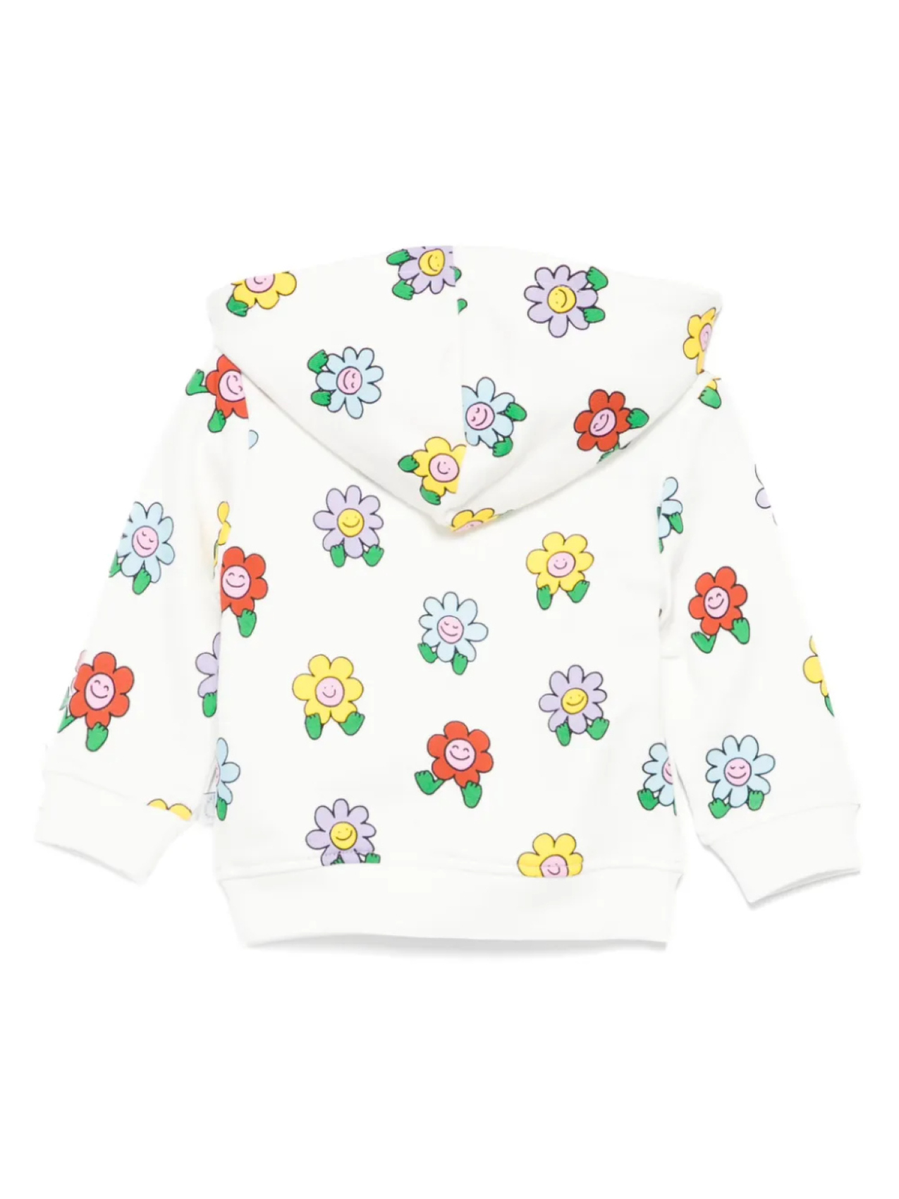 Толстовка с цветочным принтом Stella McCartney Kids, белый — фото 2