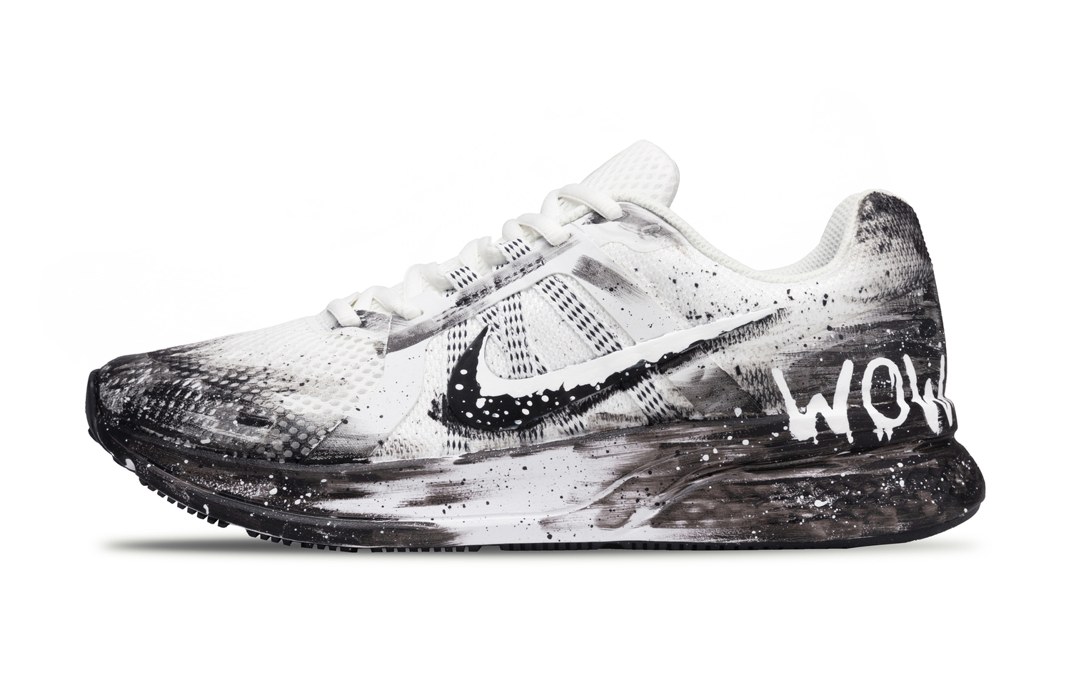 

Nike Беговые кроссовки Run Swift 2 Abrasion Resistant Breathable Coverage Low top мужские Black White