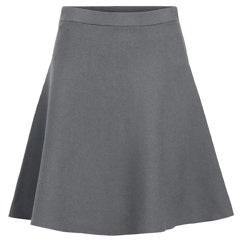

Юбка Object Reynard HW short skirt, серый