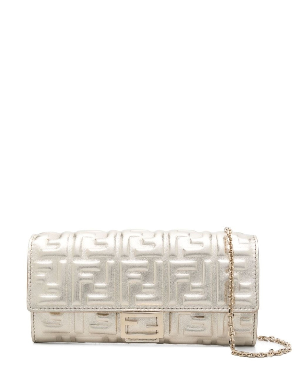 

Континентальный кошелек FENDI, золотой
