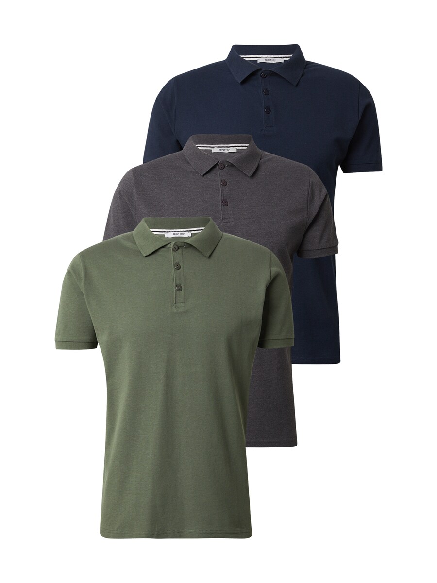 

Футболка ABOUT YOU Robin, Dark grey/Khaki/Black