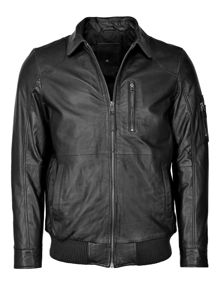 

Кожаная куртка JCC Lederblouson 31018159, черный