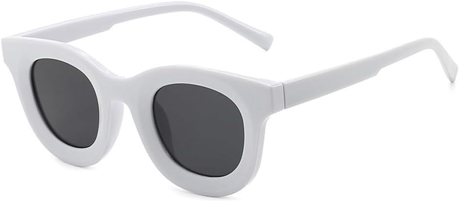

Круглые женские солнцезащитные очки, желейного цвета, с защитой от УФ-излучения UV400, для мужчин, для занятий спортом на открытом воздухе, бега и езды generic, White Gray