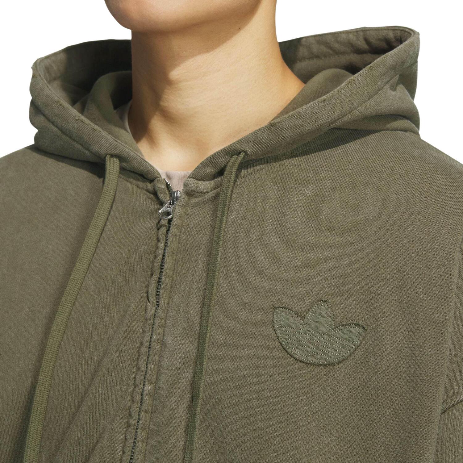 

Стираная толстовка с капюшоном Куртки Пальто Мужские Strata Оливковый Зеленый Adidas Originals