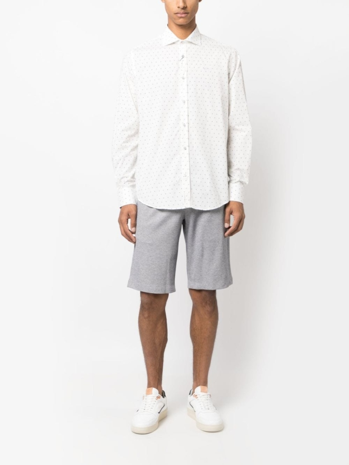 

Рубашка в горох Paul & Shark, белый