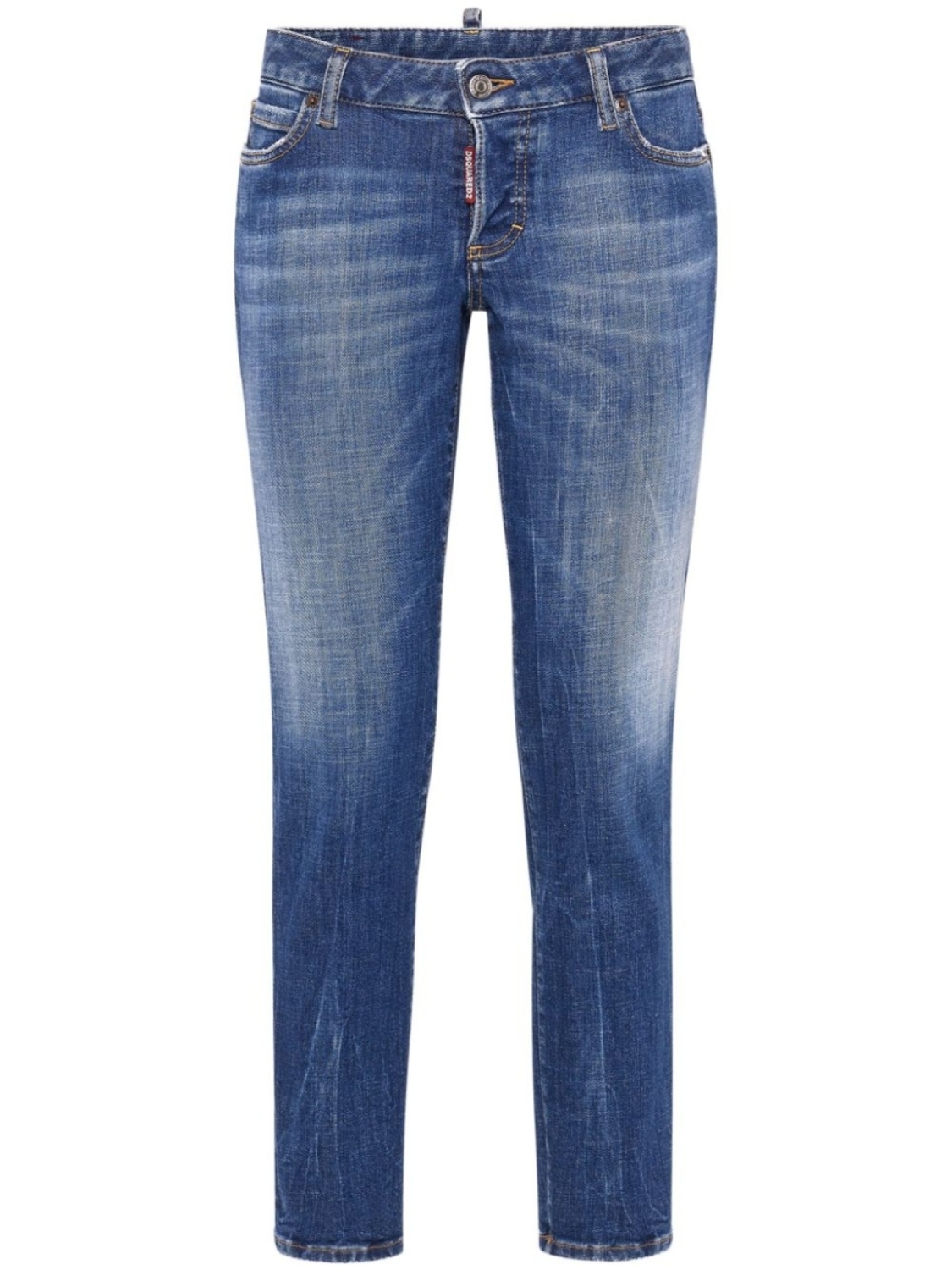 

Dsquared2 укороченные джинсы скинни, синий