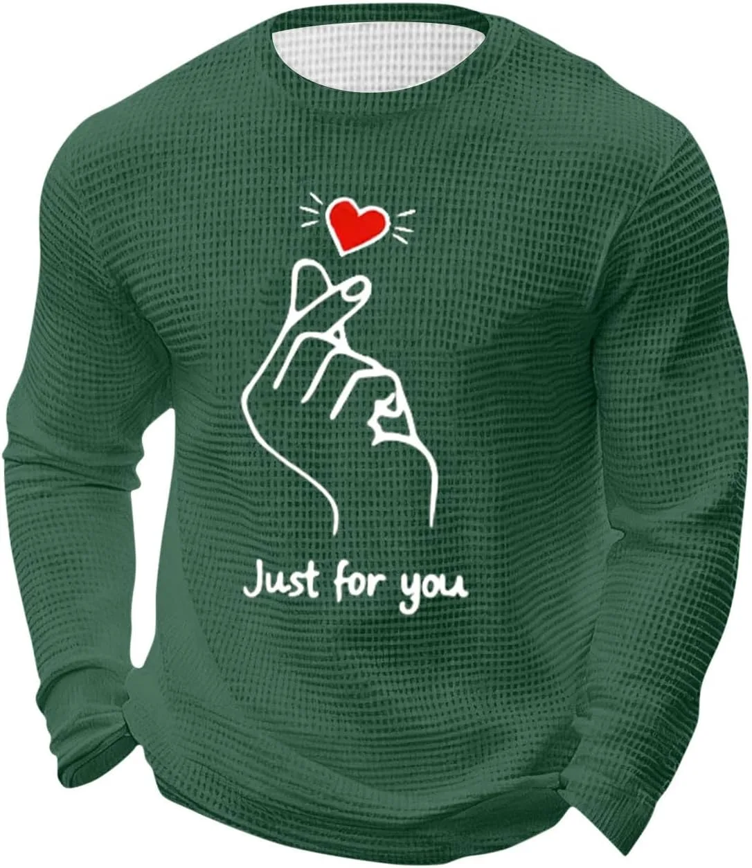 

Мужская футболка с длинным рукавом Christian Faith Heart Printed