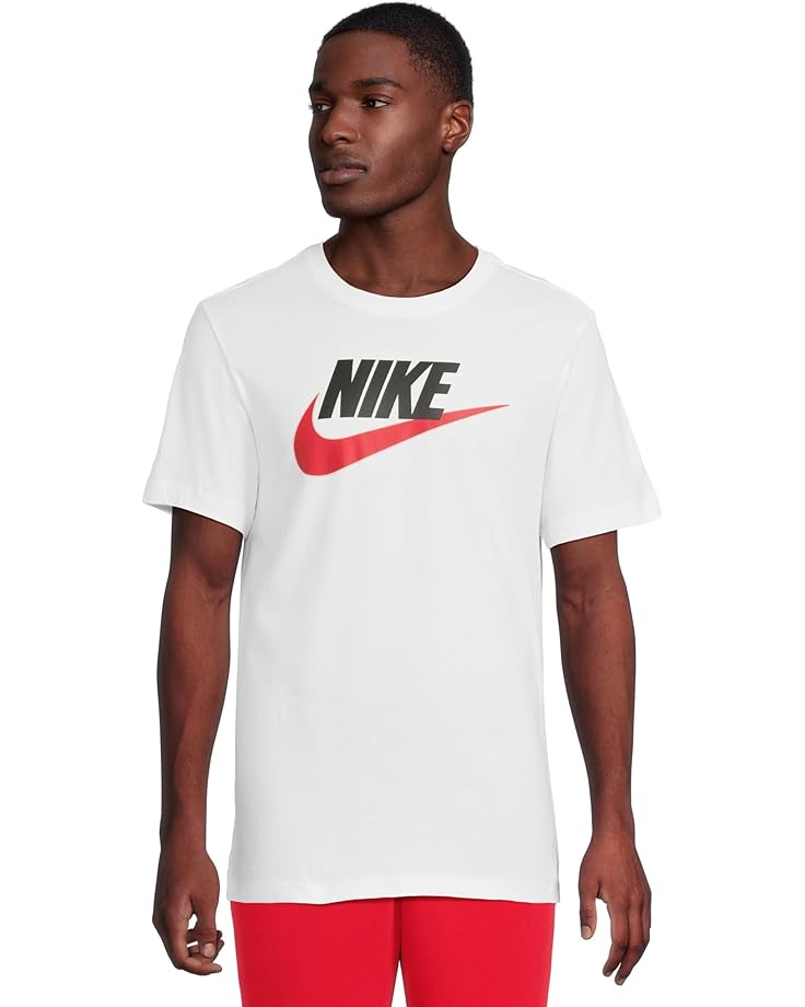 

Футболка Nike Sportswear Icon Futura Tee, цвет White/Black/University Red