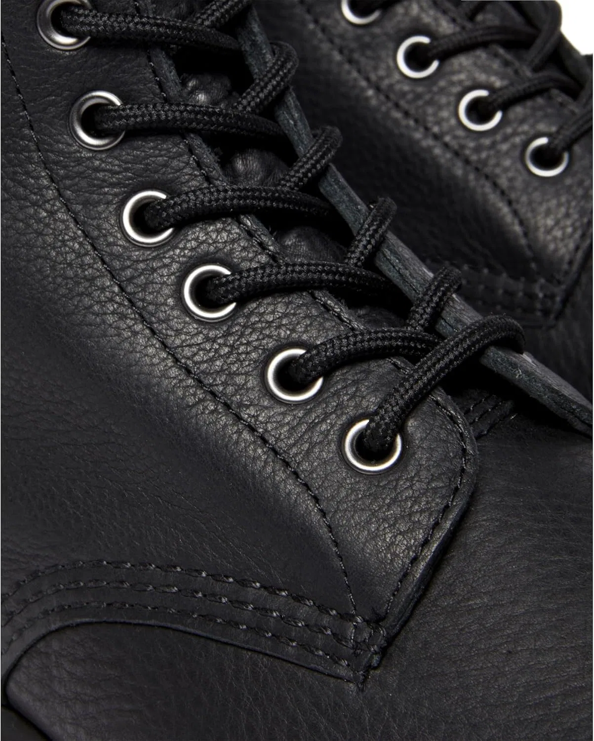 Ботинки Dr. Martens Men's 1460 с 8 люверсами, черные, лакированные, модель Lamp — фото 3