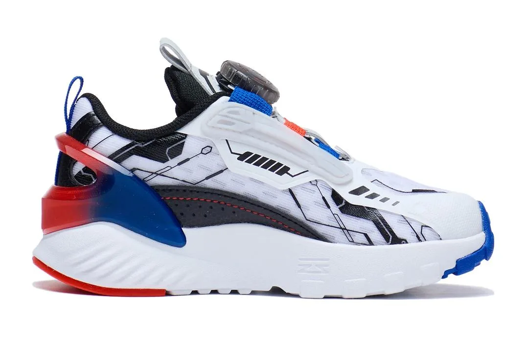 Li-Ning YOUNG Flash Shadow Super Anime 1.5 Абразивостойкие дышащие детские кроссовки White Black Kids' — фото 4