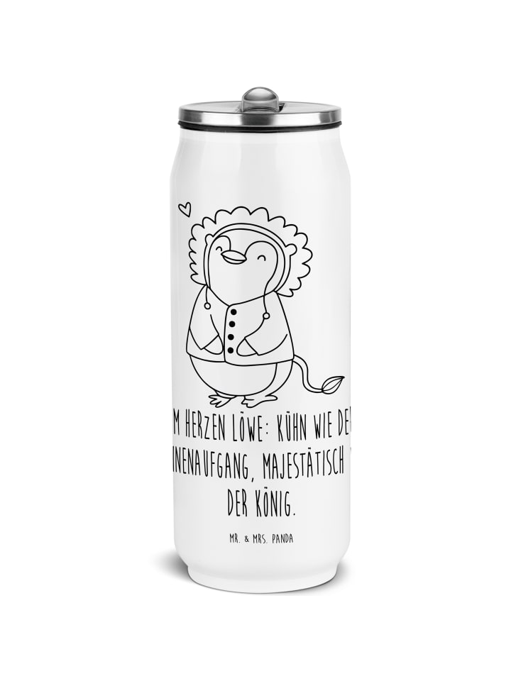 

Mr. & Mrs. Panda Бутылка для напитков с изображением льва и надписью на белом фоне, посвященной астрологии