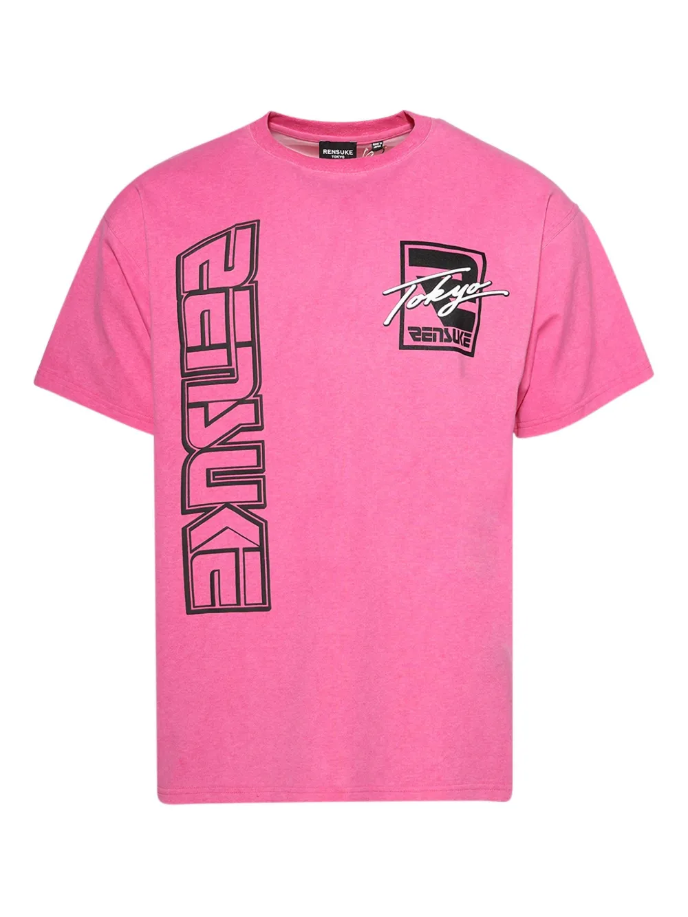 

Футболка с графичным принтом RENSUKE TOKYO, белый