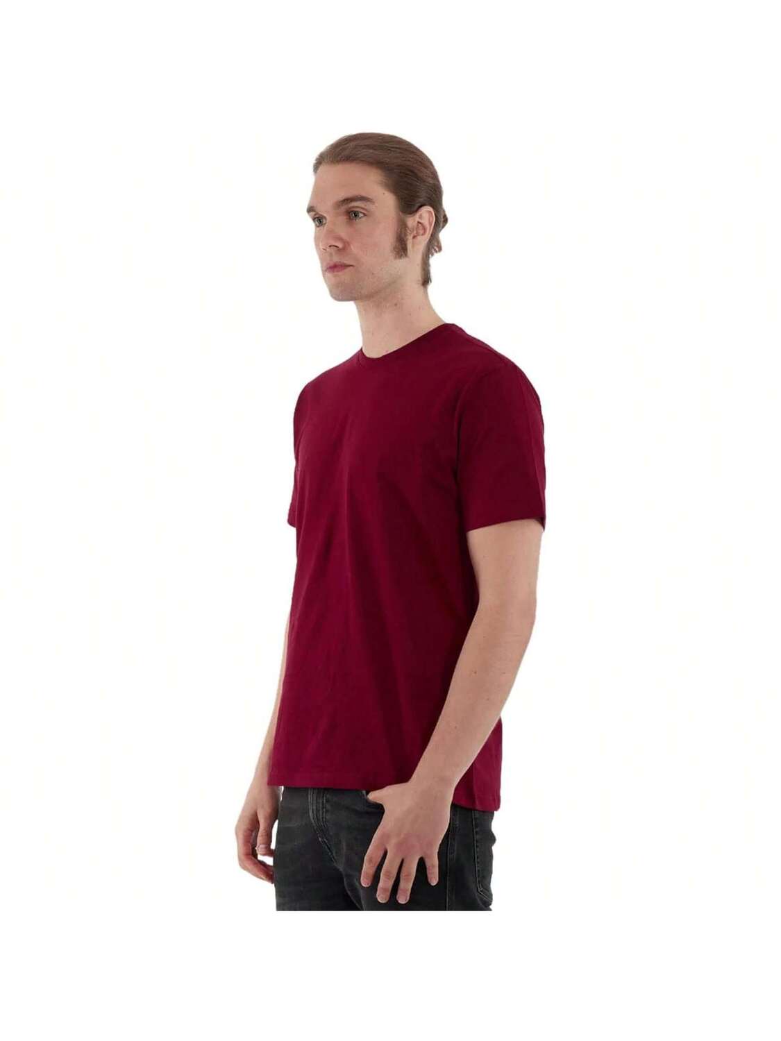 

Футболка мужская Rich Cotton NVY-M премиум-класса, бургундия