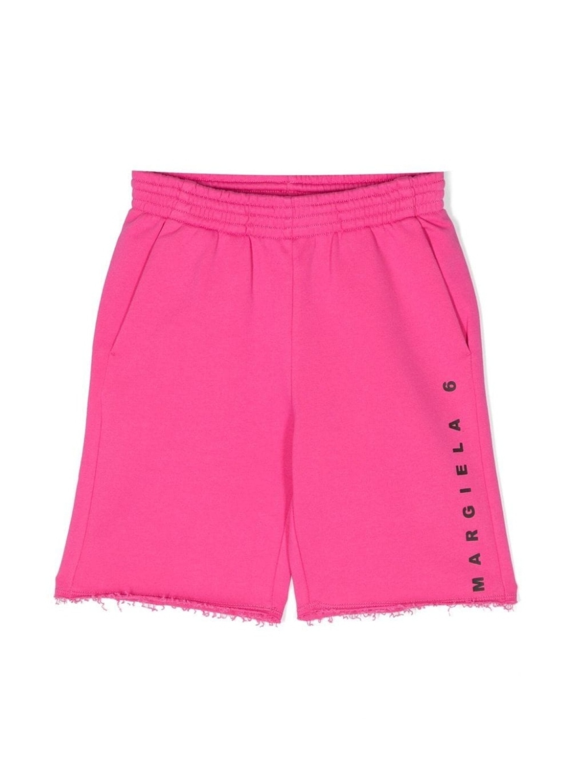 

MM6 Maison Margiela Kids спортивные шорты с логотипом, розовый