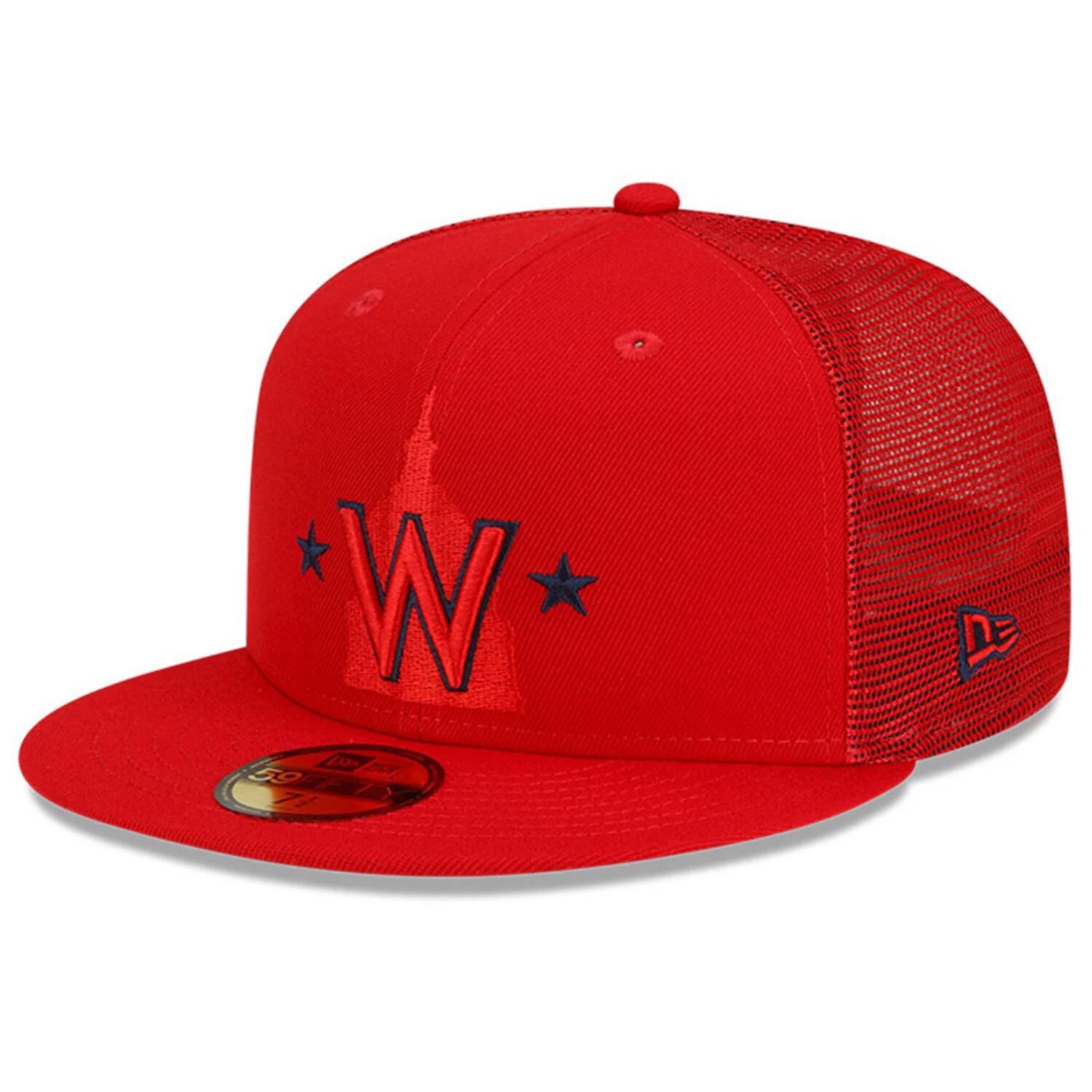

Мужская облегающая кепка New Era Red Washington Nationals 2022 59FIFTY, Красный, Мужская облегающая кепка New Era Red Washington Nationals 2022 59FIFTY