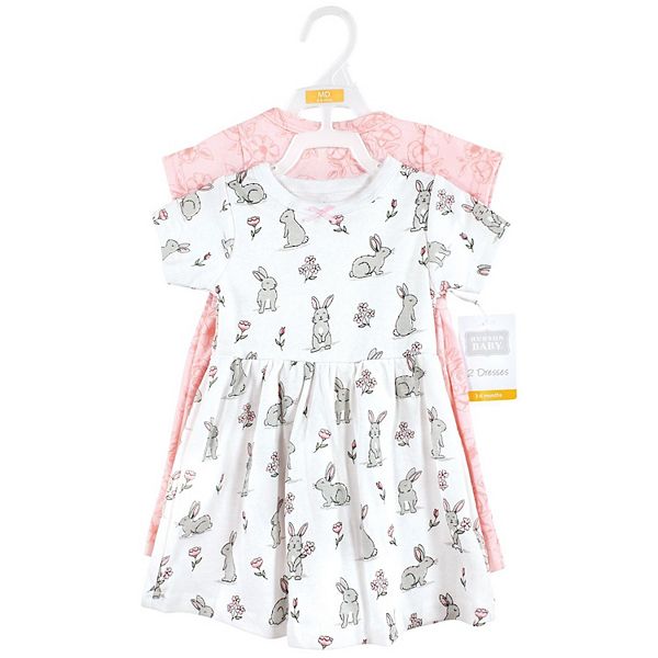 Платье для девочки Infant and toddler - bunny floral - 3-6 months Hudson Baby — фото 2