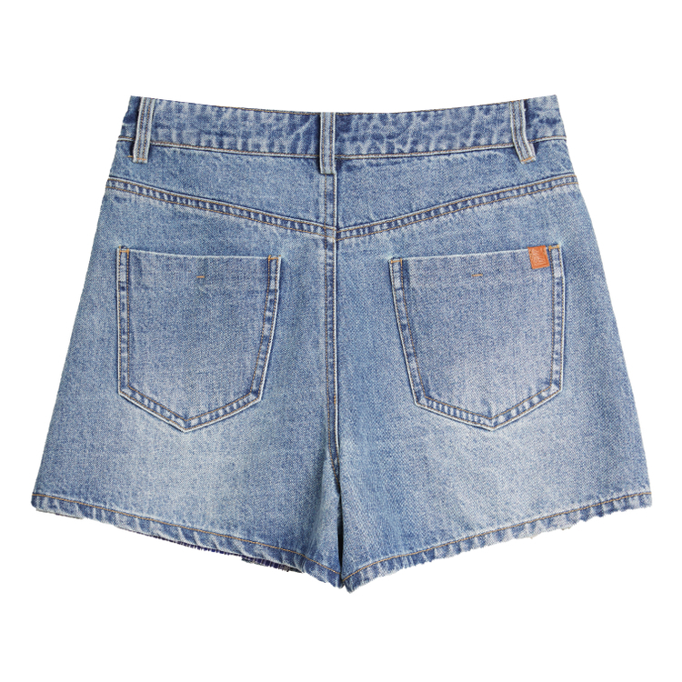 

ELLE Джинсовые шорты Women's Denim Blue Moderate Straight Fit