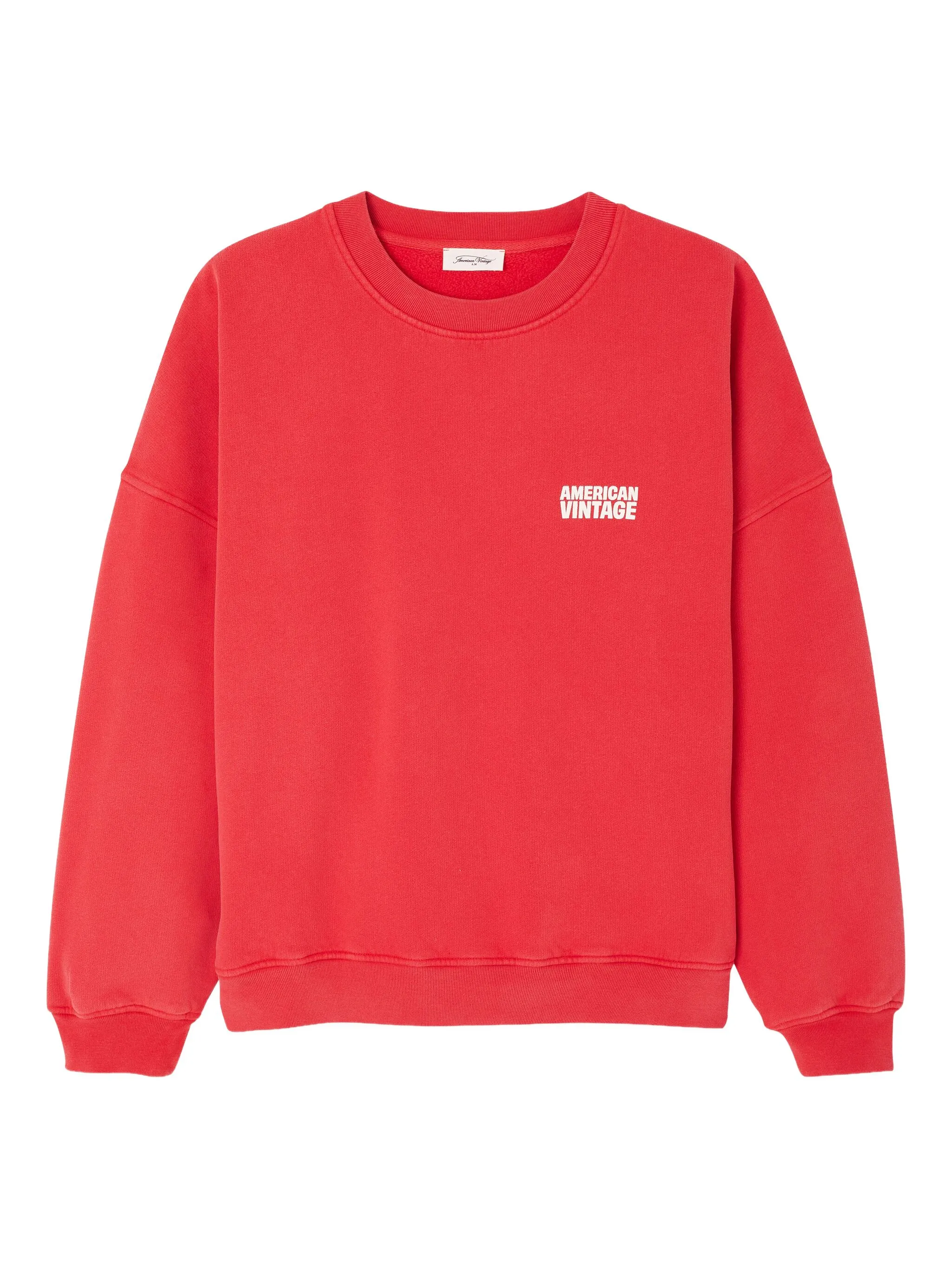 

Толстовка Plizzy с нашивкой-логотипом American Vintage, красный