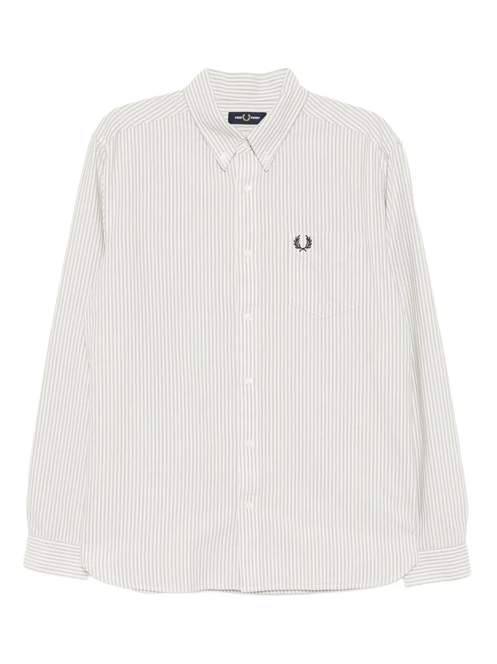

Полосатая рубашка Fred Perry, зеленый