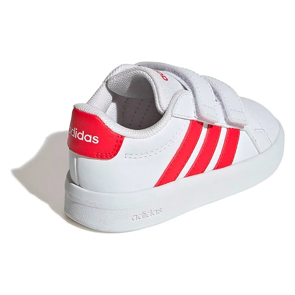 Детские кроссовки для девочек Grand Court 3.0 Adidas, White — фото 4