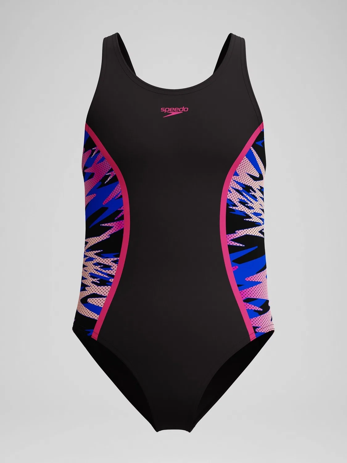 Купальник слитный Hyperboom Splice Muscleback Speedo, черный