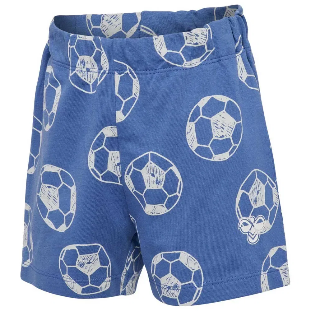 Шорты свободные Mini Loose AOP Hummel, синий — фото 3