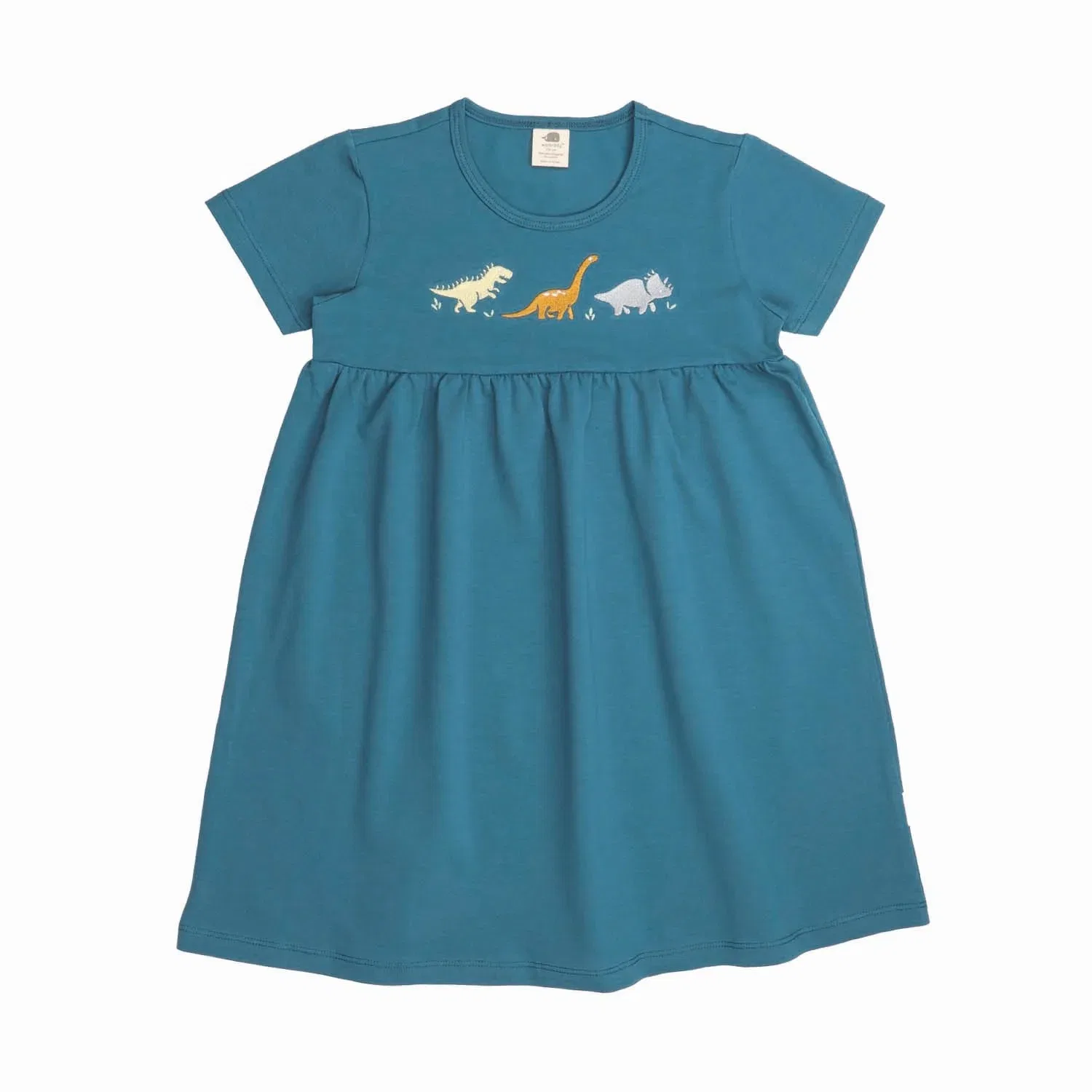Платье с принтом динозавров Running Dinosaurs Walkiddy, разноцветный