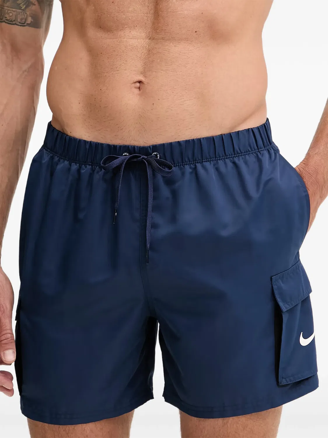 Шорты для плавания карго синие Nike, синий