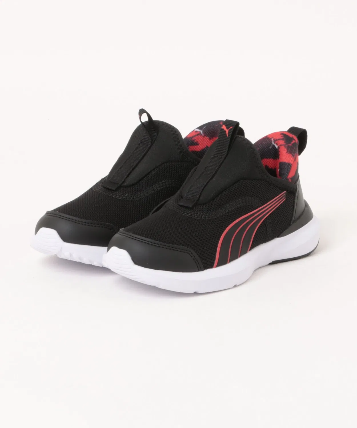 Детские слипоны с принтом KRUZ PROFOAM EASE IN AOP PS PUMA, Black/Red