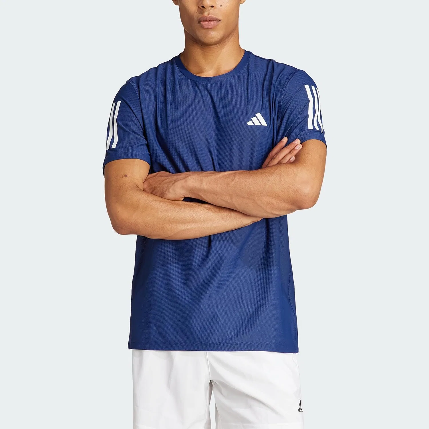 Мужская беговая футболка Own the Run adidas, Dark Blue — фото 4