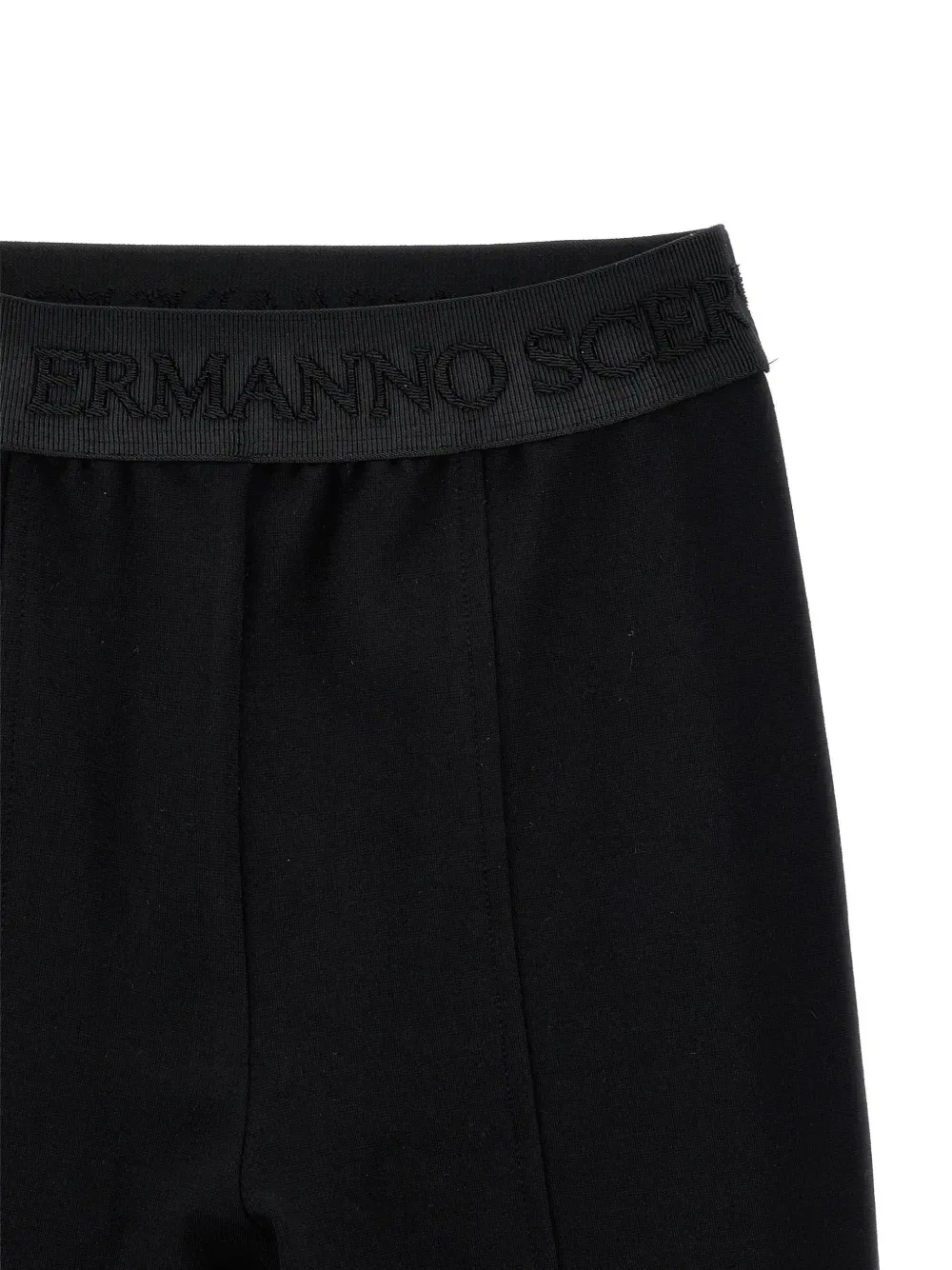 Леггинсы с логотипом на поясе Ermanno Scervino Junior, черный — фото 3