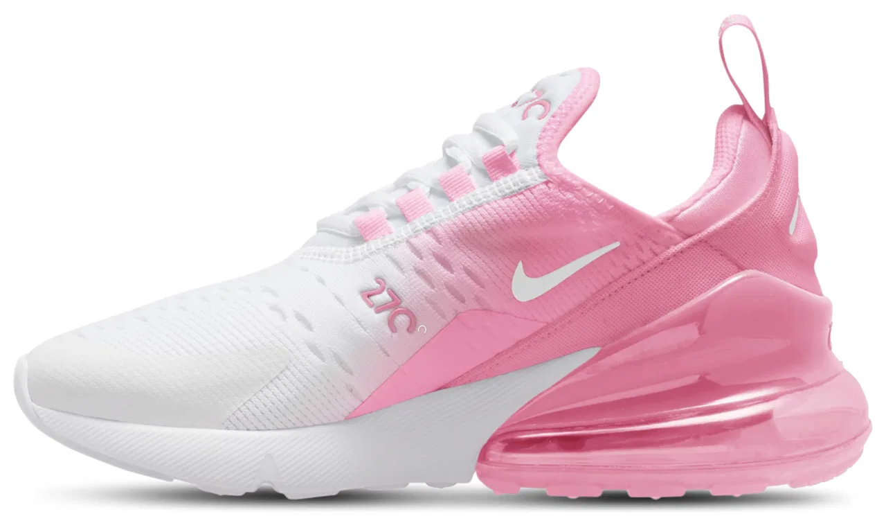 Детские кроссовки для девочек Nike Air Max 270, Pink/White — фото 2