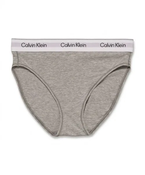 Женские трусы-бикини с высокой посадкой Icon Cotton Modal Calvin Klein, Серый