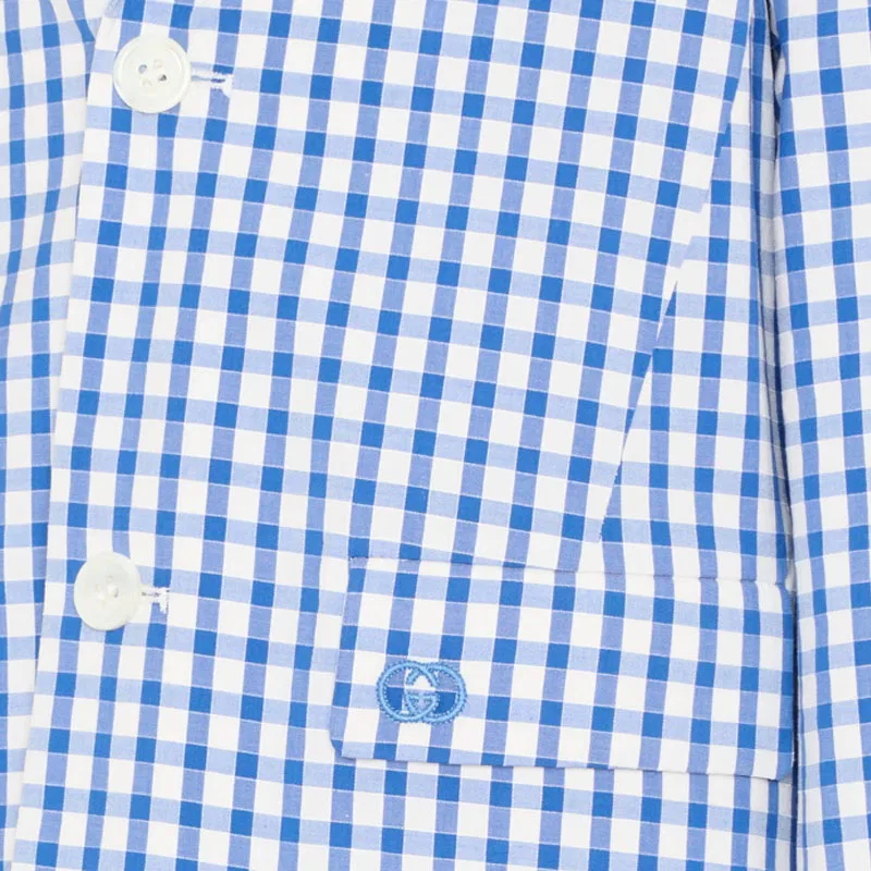 Детская куртка для мальчиков с лацканами, Light Blue, GUCCI — фото 4