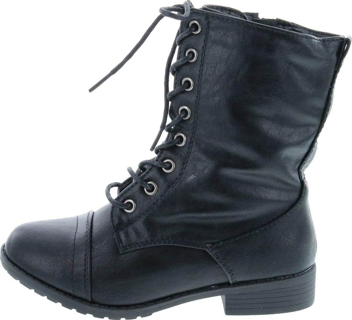Детские ботинки на шнуровке с принтом Beyonce-62K Static Footwear, Black — фото 2