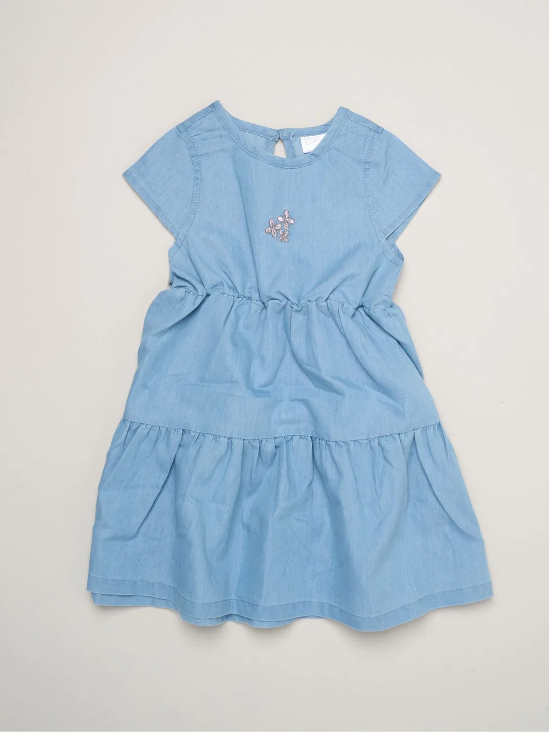 Платье Miss Blue Floral Print And Chambray Dresses 2 Pack, синий — фото 3
