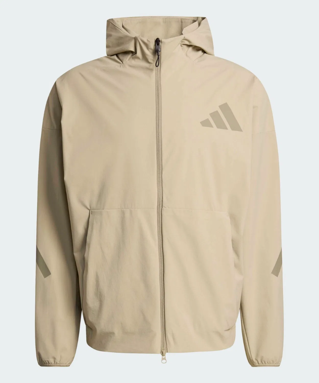 Мужской лонгслив с принтом Z.N.E. Woven Track Top Adidas, Brown — фото 3