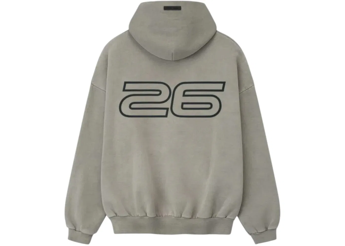 Мужская худи из плотного флиса Fear of God Essentials Heavy Fleece 90's Hoodie, Smoke Grey — фото 2