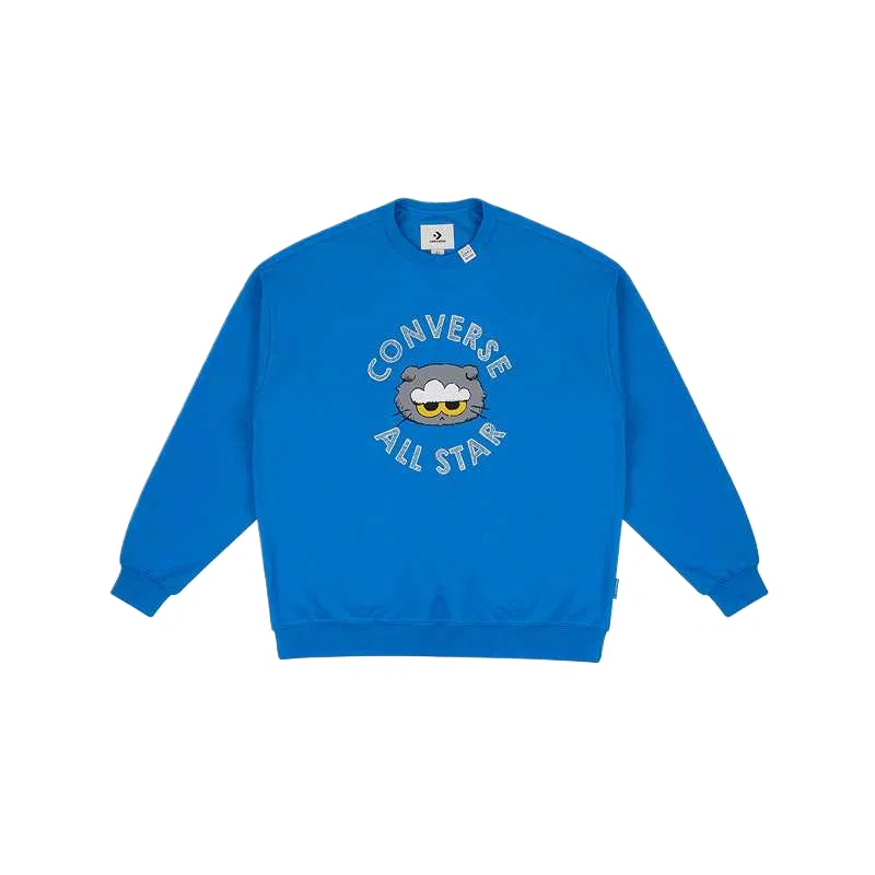 Детский свитшот с круглым вырезом Converse, Blue