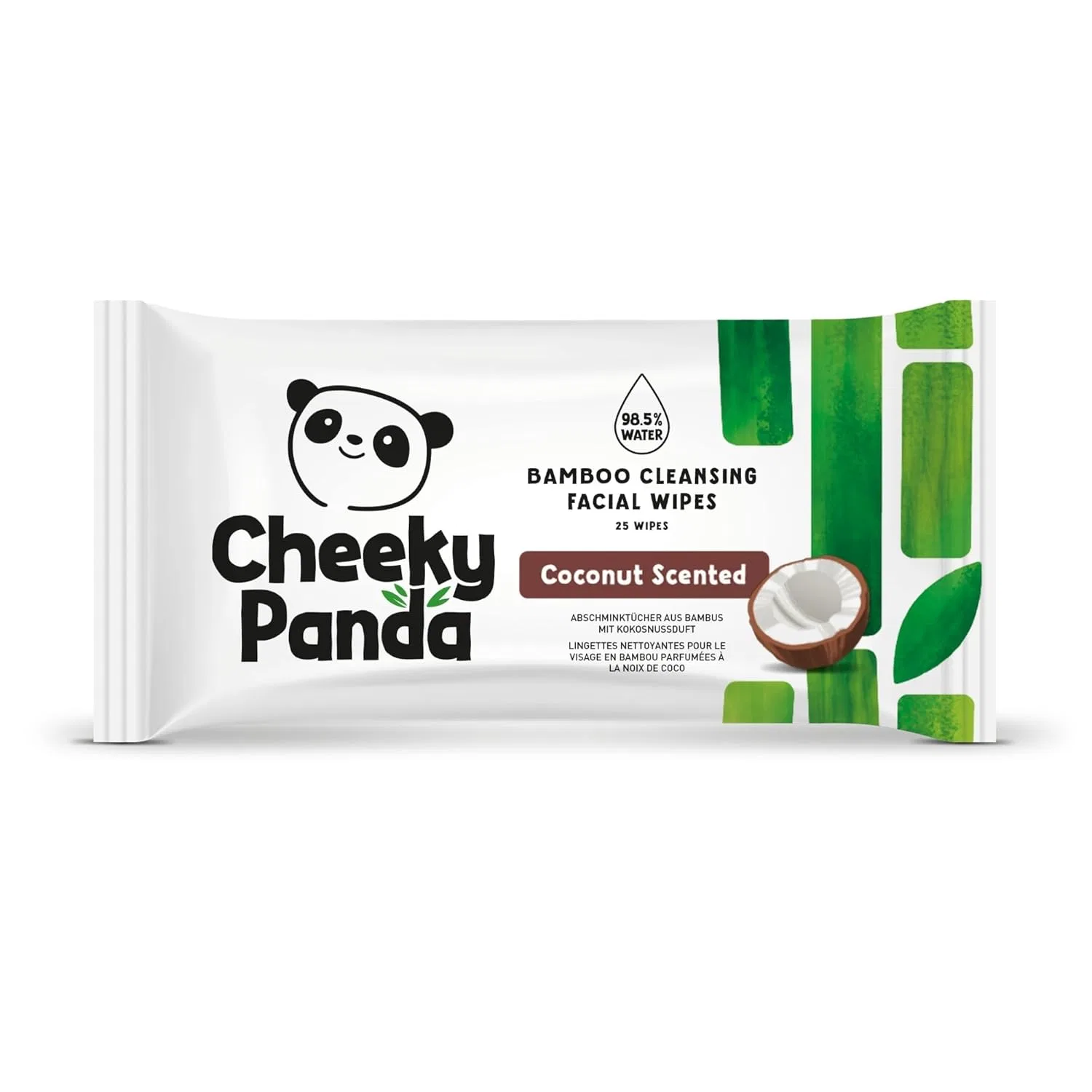 Средство для снятия макияжа The Cheeky Panda — Салфетки для снятия макияжа Bamboo с кокосовым ароматом