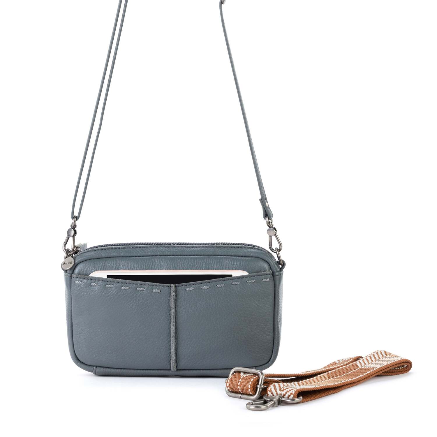 

Через плечо Lodi для смартфона Sakroots, цвет Leather - Dusty Blue Grey
