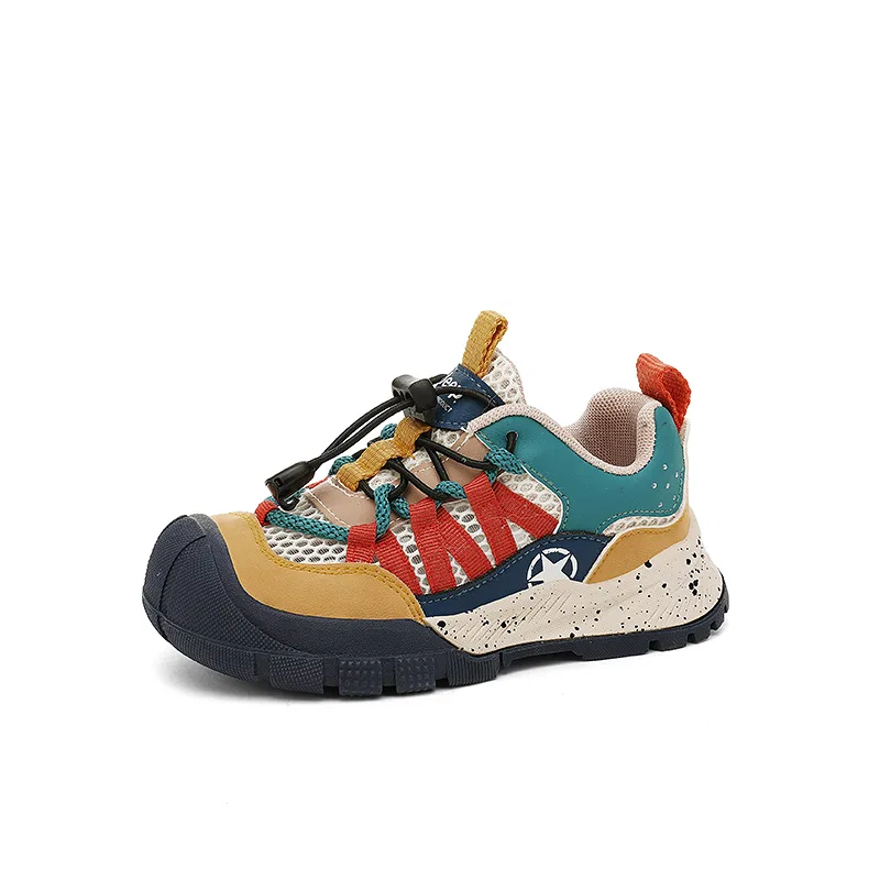Детские кроссовки для мальчиков с принтом Jeep Explorer 2.0 Low top Running Shoes, Deep Brown/Light Pink — фото 4