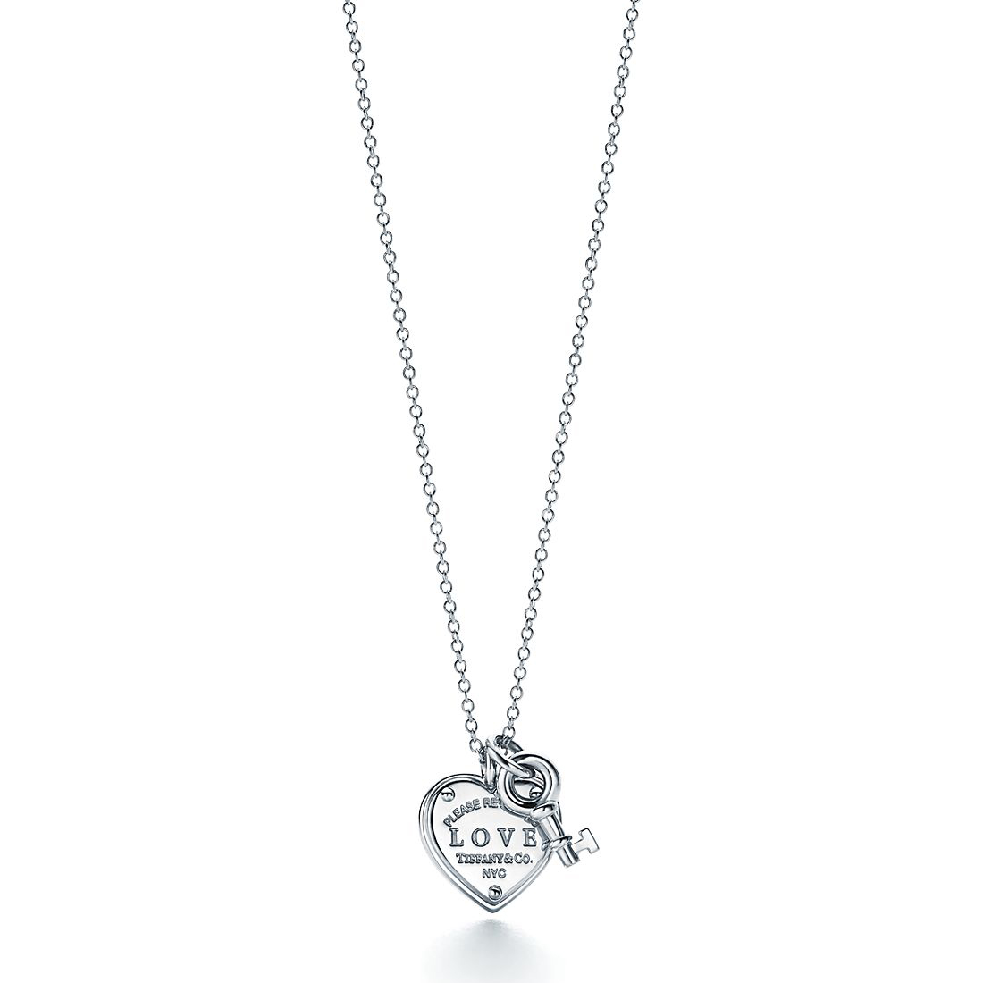 

Подвеска Tiffany & Co. Return to Tiffany Love Heart Tag Key, серебро