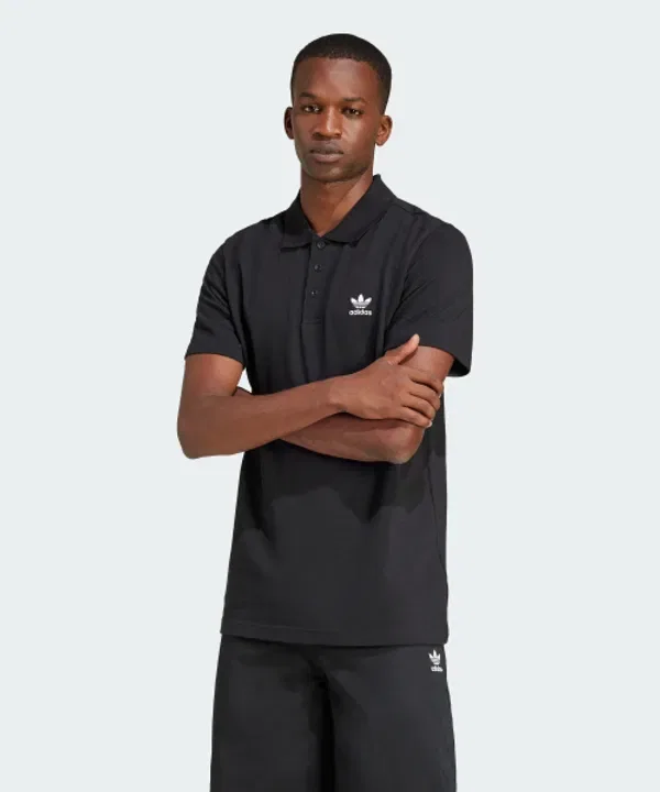 Поло трикотажное с логотипом Trefoil, Essential, Adidas