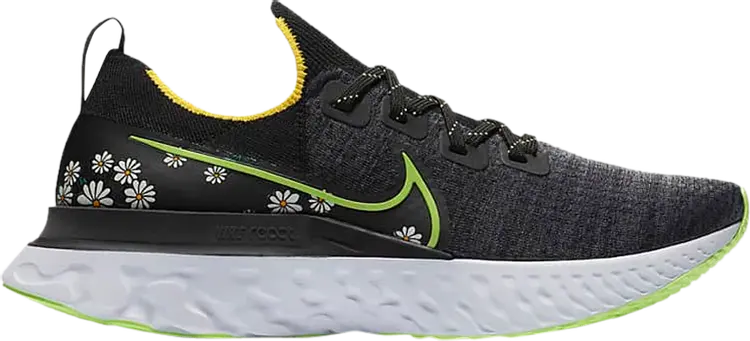 

Кроссовки Nike React Infinity Run Flyknit 'Daisy', черный