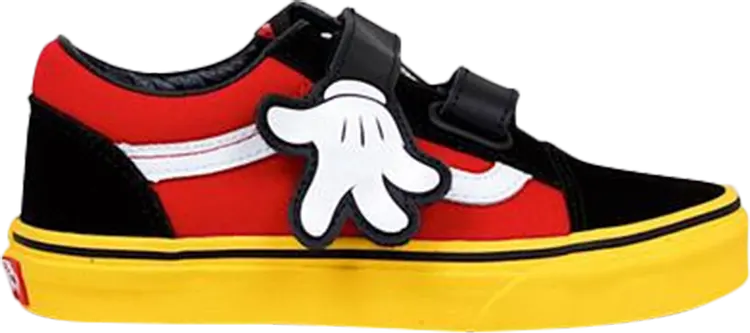 

Кеды Vans Disney x Old Skool Velcro Kids Mickey Hugs, черный