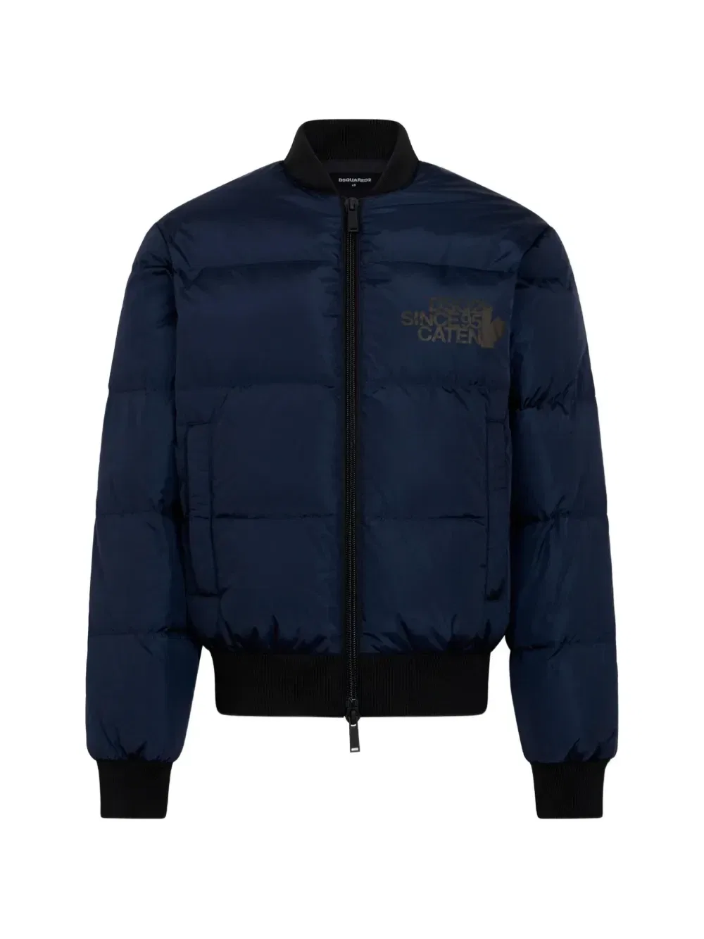 Бомбер-пуховик Dsquared2, синий