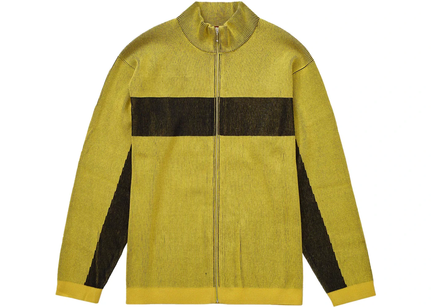 Мужской свитер с молнией Supreme, Yellow