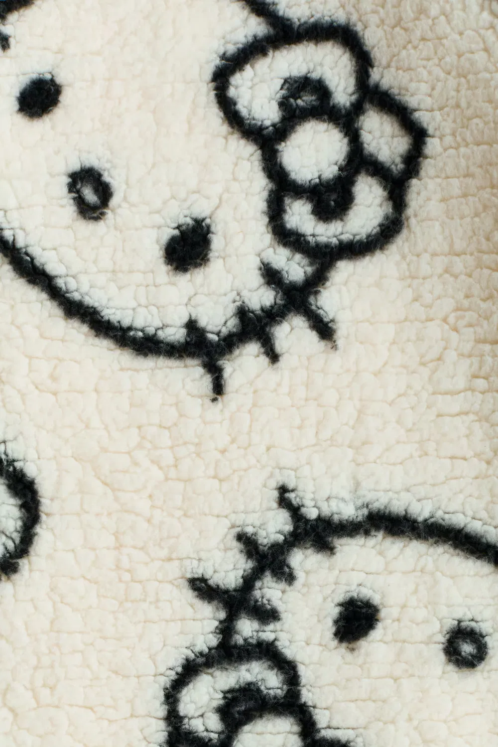 Куртка из плюшевого флиса с декоративным рисунком H&M, Cremefarben/Hello Kitty — фото 2